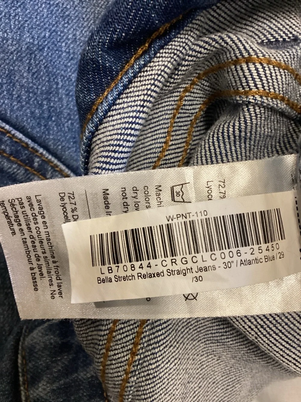 Quince Bella Stretch Relaxed Straight Jeans Size 29 - Picture 8 of 10